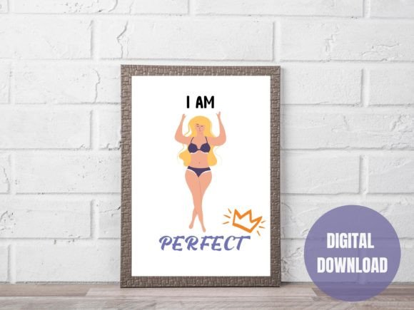 Download Body Positive Affirmation Wall Art - Premium Resources