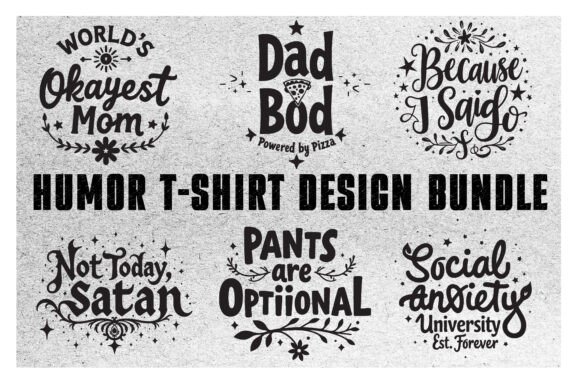 Download Humor T-Shirt Design Bundle - Premium Bundle